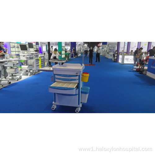 Hospital Furniture Emergency Trolley ABS price